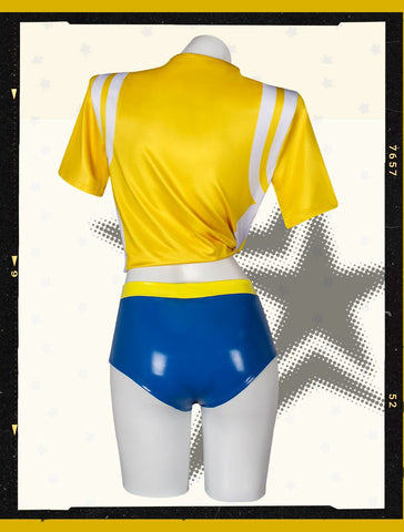 2026 World Cup Lisa Goals Cosplay Full Set Cheerleader Costume - Coscosmos