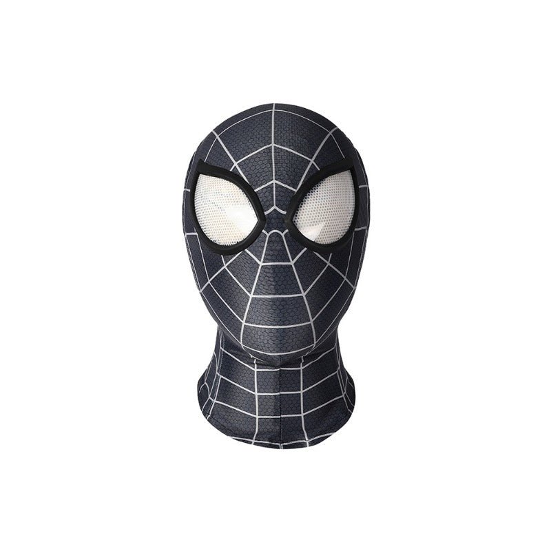 2099 Miles Morales Spiderman Hooded Jumpsuit Cosplay Costume for Halloween Party - Coscosmos