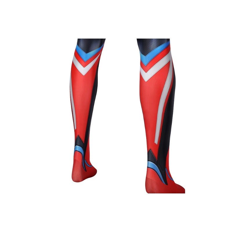 2099 Miles Morales Spiderman Hooded Jumpsuit Cosplay Costume for Halloween Party - Coscosmos