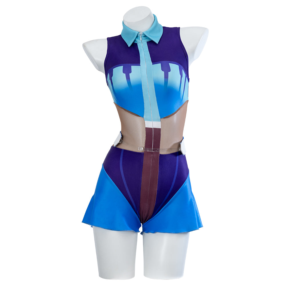 Water Miku Pokémon Suit Cosplay Costume - Project Voltage Hatsune Miku Cosplay Outfit for Fans