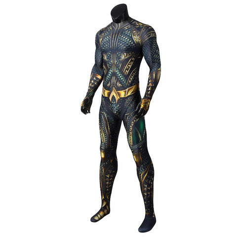 Aquaman Cosplay Costume Jumpsuit Halloween Carnival Suit for Men