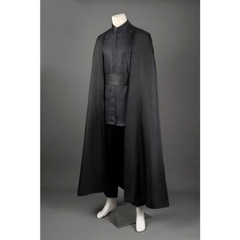 Kylo Ren Cosplay Costume for Adults - Tunic, Pants, Black Cloak Halloween Outfit