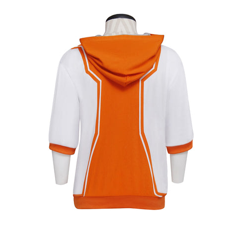 Pokemon Go Trainer Orange Hoodie Cosplay Costume