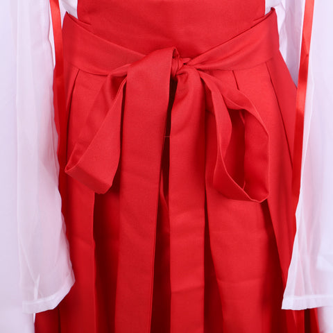 Full set of Inuyasha Kikyo Cosplay Kimono Costume