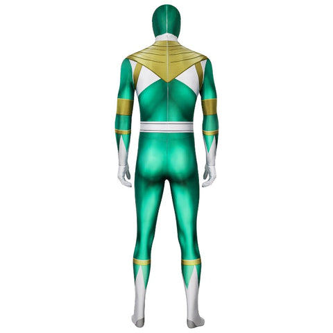 Green Ranger Cosplay Suit Power Rangers Green HQ Printed Spandex Costume