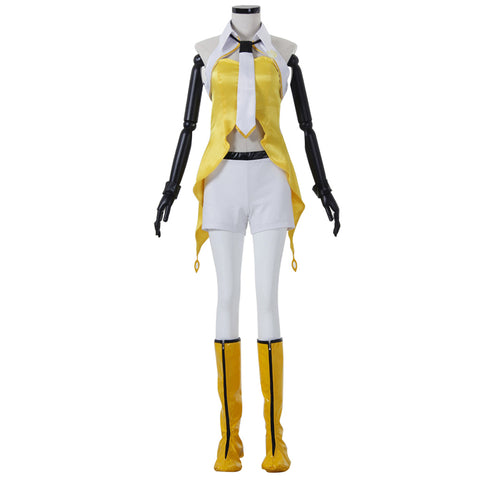 Yellow Miku Cosplay Costume | Hatsune Miku Yellow Outfit