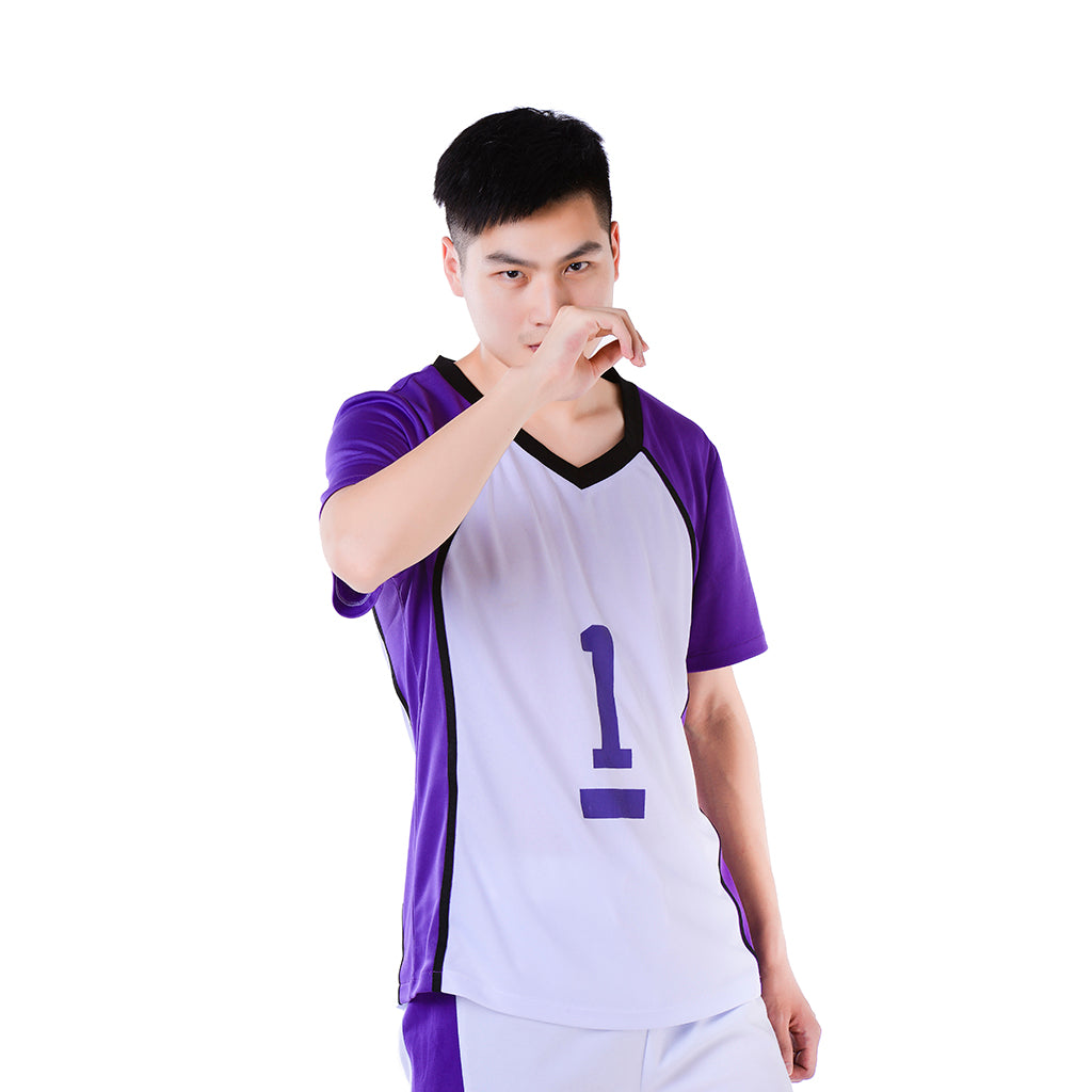 Haikyuu!! Shiratorizawa Academy Wakatoshi Ushijima Cosplay Costume