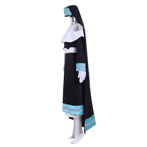 Fire Force Iris Nun Cosplay Costume