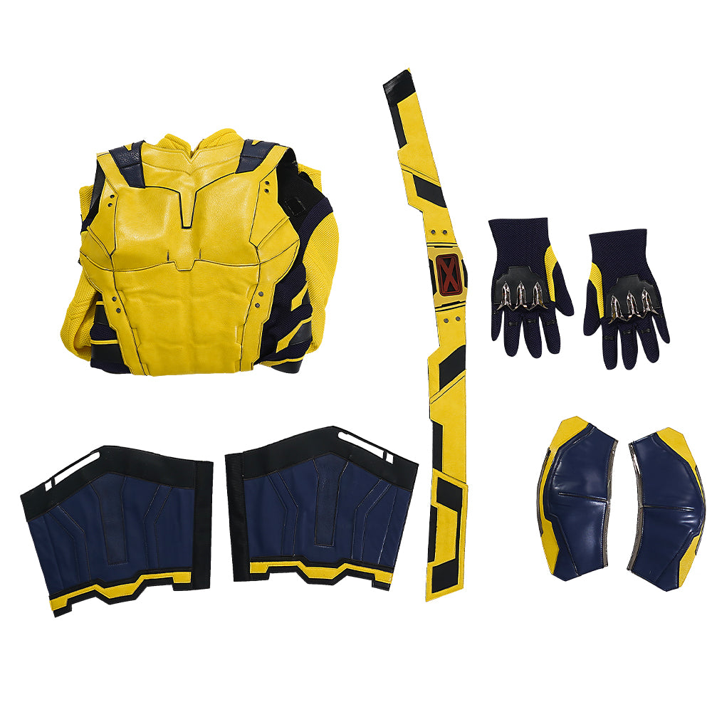 Deadpool & Wolverine Halloween Cosplay Logan Howlett Optimized Version Costume Set