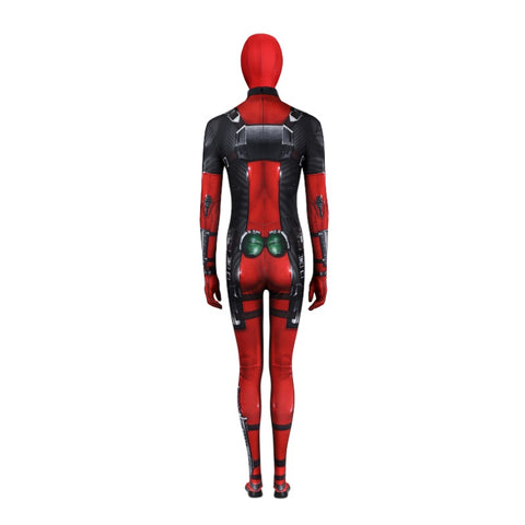 Lady Deadpool 3 Women Comic Version Wolverine Cosplay Costume Bodysuit Halloween