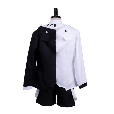 Danganronpa Monokuma Cosplay Costume Full Set - Black & White Bear Outfit