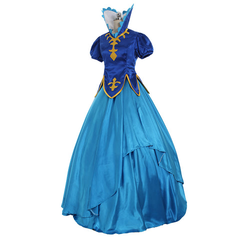 Fairy Tail Juvia Lockser Cosplay Costume - Blue Lolita Party Dress