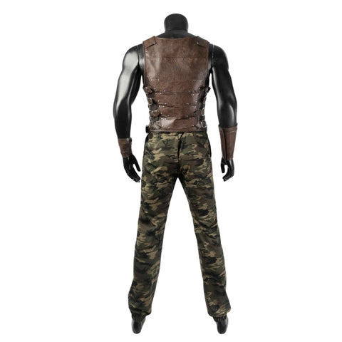 Mens Kraven Costume Outfit with Accessories Halloween Hunter Cosplay Suit