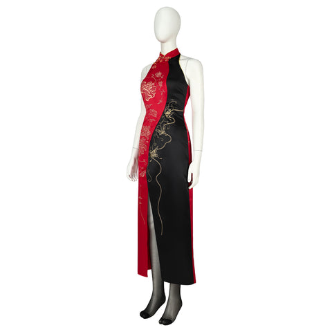 Ada Wong Cheongsam Cosplay Costume from Resident Evil 4 Remake