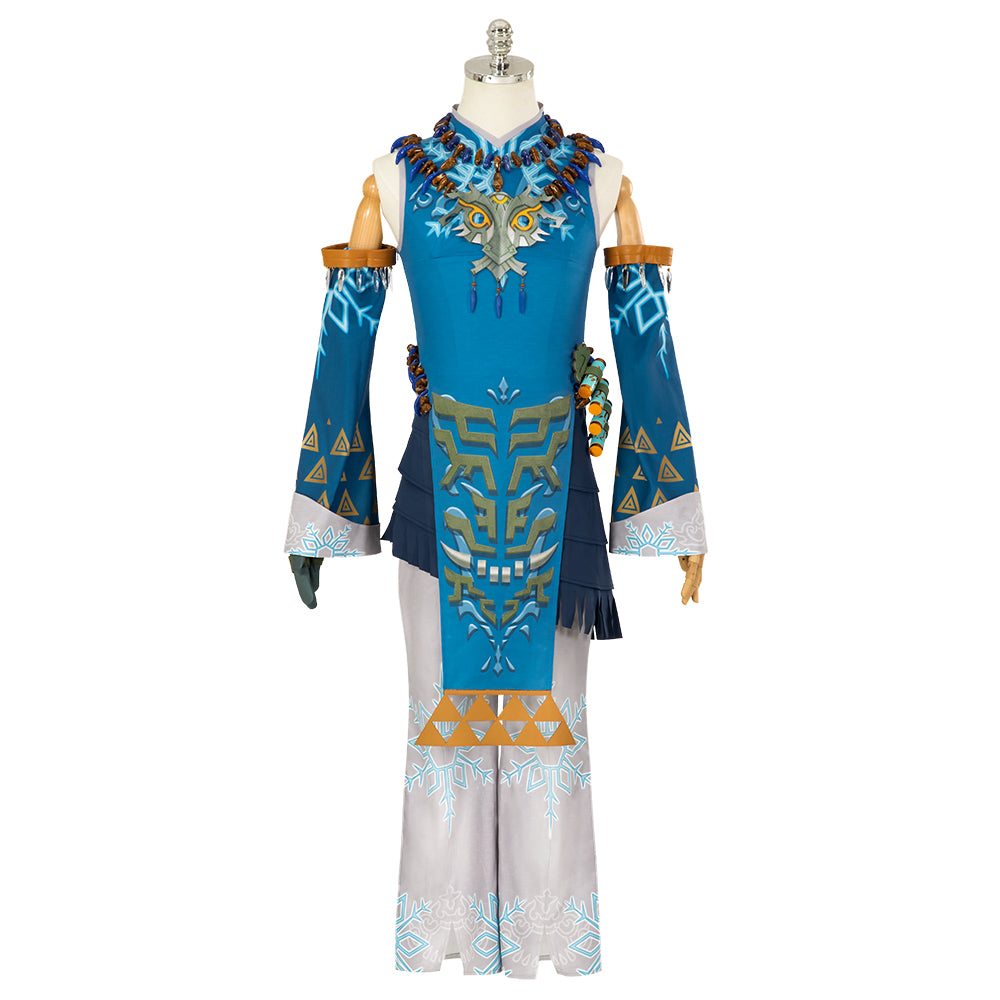 The Legend of Zelda: Tears of the Kingdom Link Cosplay Costume – Top, Trousers, Necklace & Sleeves