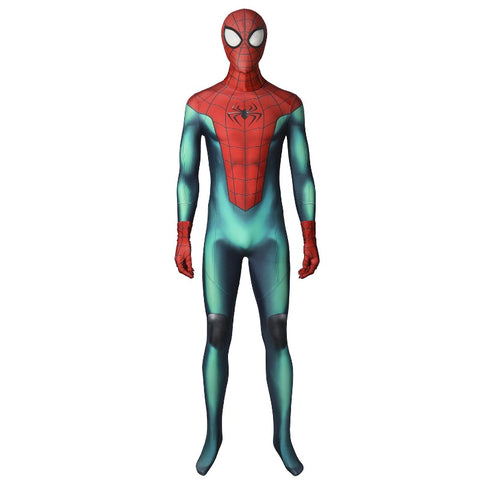 PS5 Spider-Man Miles Morales Cosplay Costume Body-suit Zentai Tight Jumpsuit