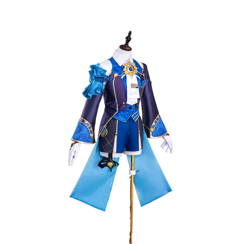 Honkai: Star Rail Misha Cosplay Costume - Galactic Adventurer Wig and Battle Uniform Set