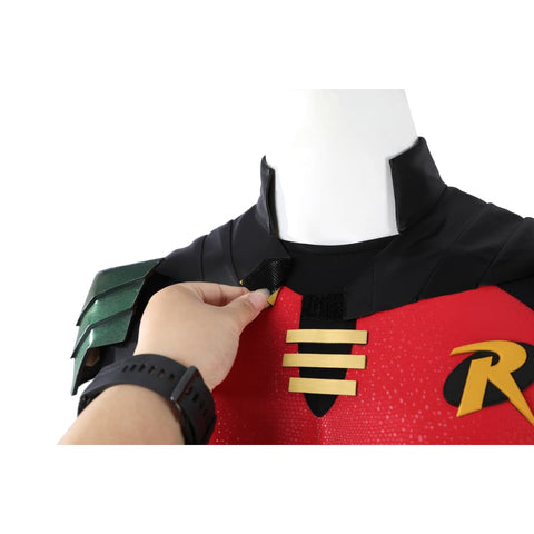 DC Comics Red Robin Tim Drake Cosplay Costume