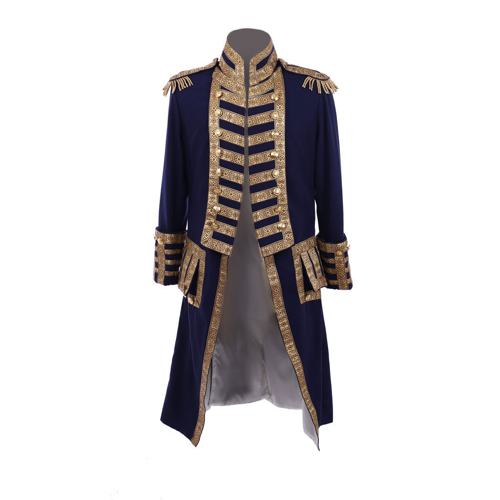 18th Century Royal Military Officer Cosplay Coat - Colonial Uniform Jacket | Coscomos Medieval Series