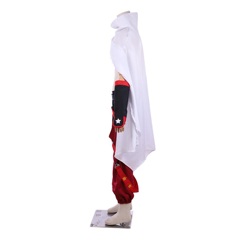 Shaman King The Super Star Yoh Asakura Cosplay Costume Outfits With Cloak