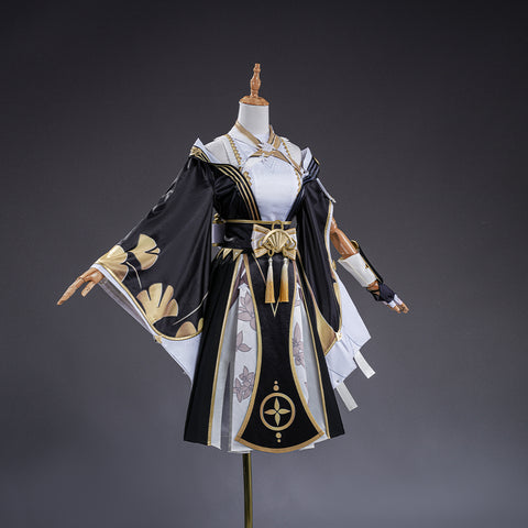 Zenless Zone Zero Hoshimi Miyabi Silver Garden Bloom Cosplay Costume