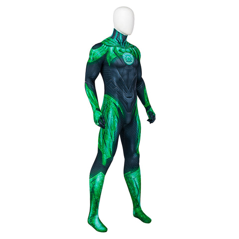 Game Suicide Squad Kill the Justice League Green Lantern Cosplay Bodysuit - Halloween Costume