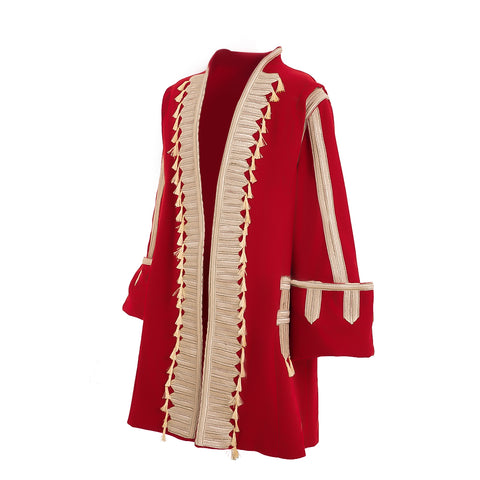 18th Century Military Prince Jacket Costume - Retro Men’s Medieval Uniform Coat