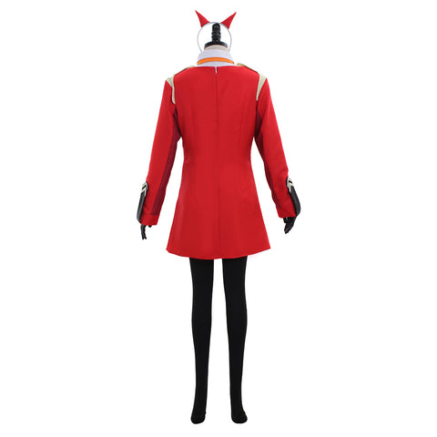 DARLING in the FRANXX Zero Two Code:002 Uniform Dress Cosplay Costume Red