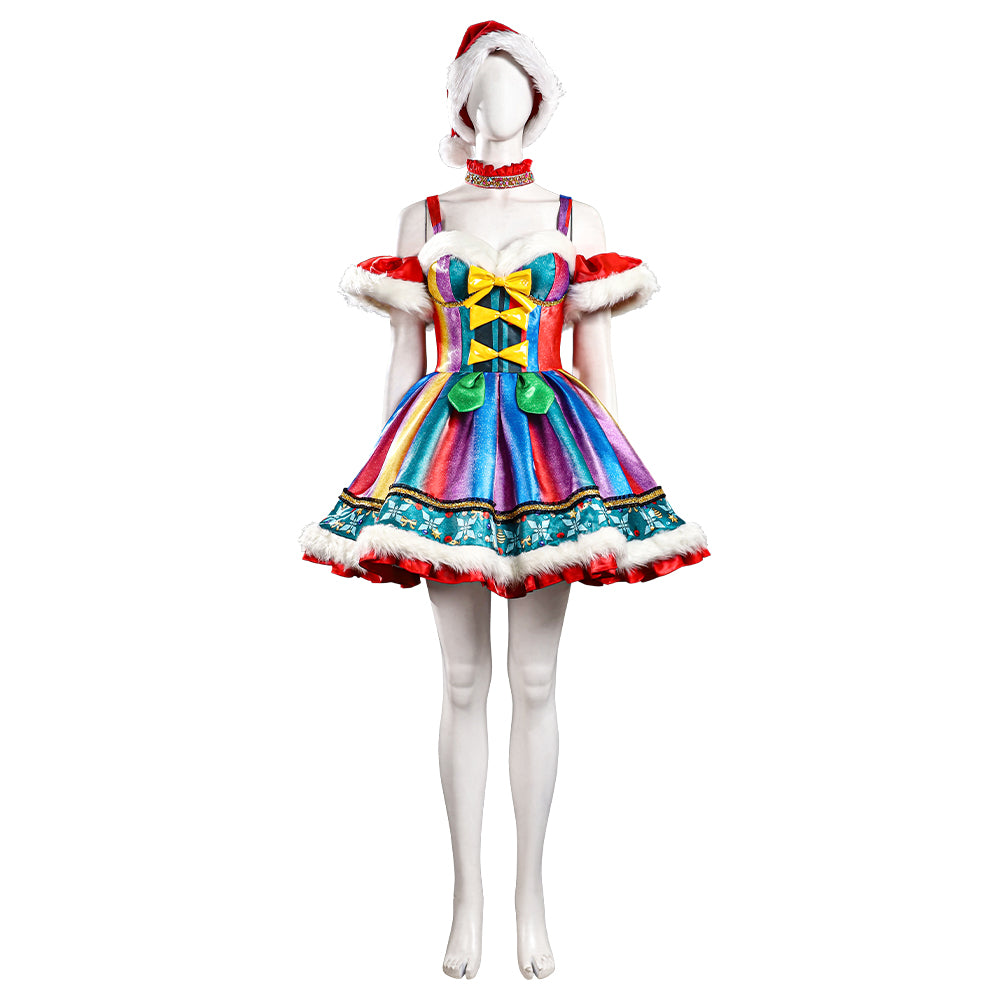 Magic Starlight Christmas Costume Colorful Sequined Fancy Party Dress-Christmas Glamorous Style