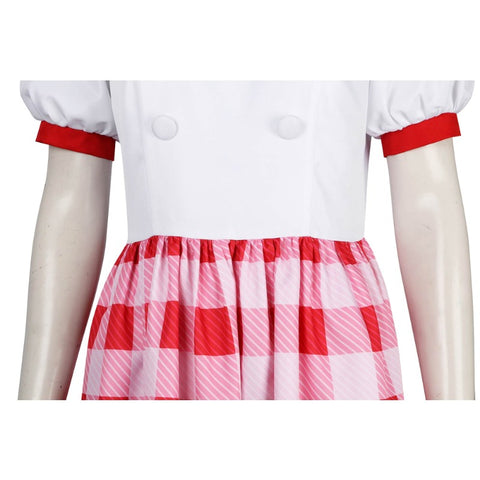 Princess Peach: Showtime! Cosplay Costume Bakery Peach Outfit for Adults and Kids