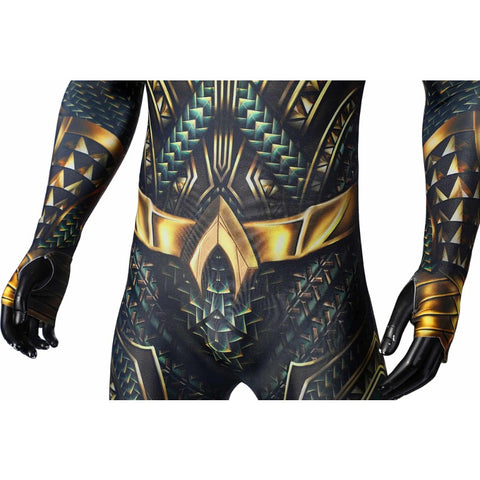 Aquaman Cosplay Costume Jumpsuit Halloween Carnival Suit for Men