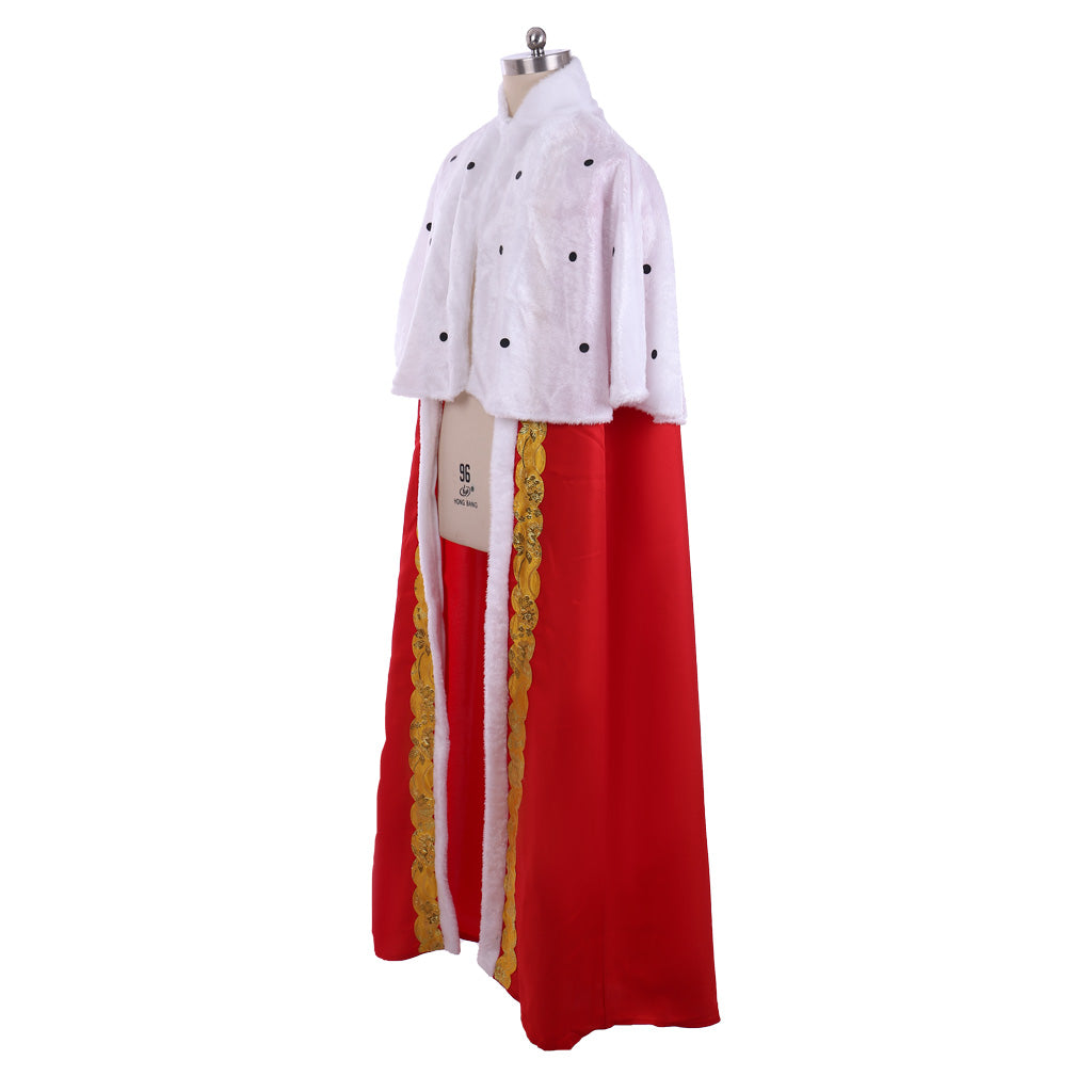 Hamilton King George III Medieval Luxury Cloak - Royal Men’s Cosplay Cape for Halloween & Carnival | Coscomos