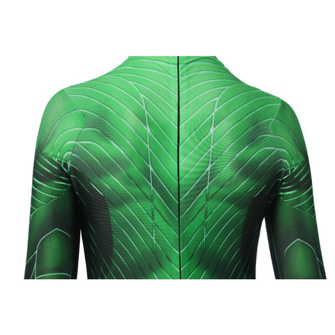 Children Hal Jordan Green Lantern Zentai Jumpsuit Cosplay Costume