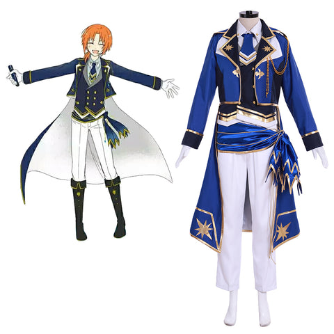 Ensemble Stars Holy Knight of the Golden Lion Leo Tsukinaga Bloomed Cosplay Costume