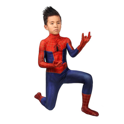 Kids Spider-man Peter Parker Cosplay Costume Halloween Kids Cosplay Suit