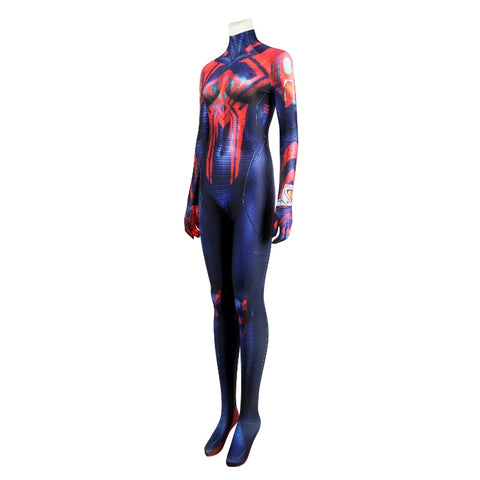 HOT Spider-Man: Across The Spider-Verse Spiderman 2099 Miguel O'Hara Jumpsuit Cosplay Costume