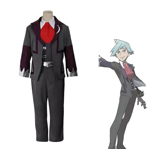 Pokémon Steven Stone Cosplay Costume