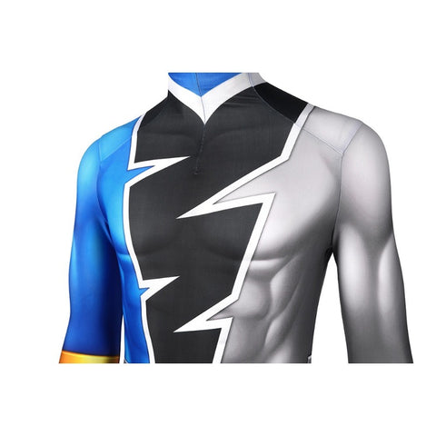 KISHIRYU SENTAI RYUSOULGER Blue Soldier Cosplay Bodysuit Zentai Costume