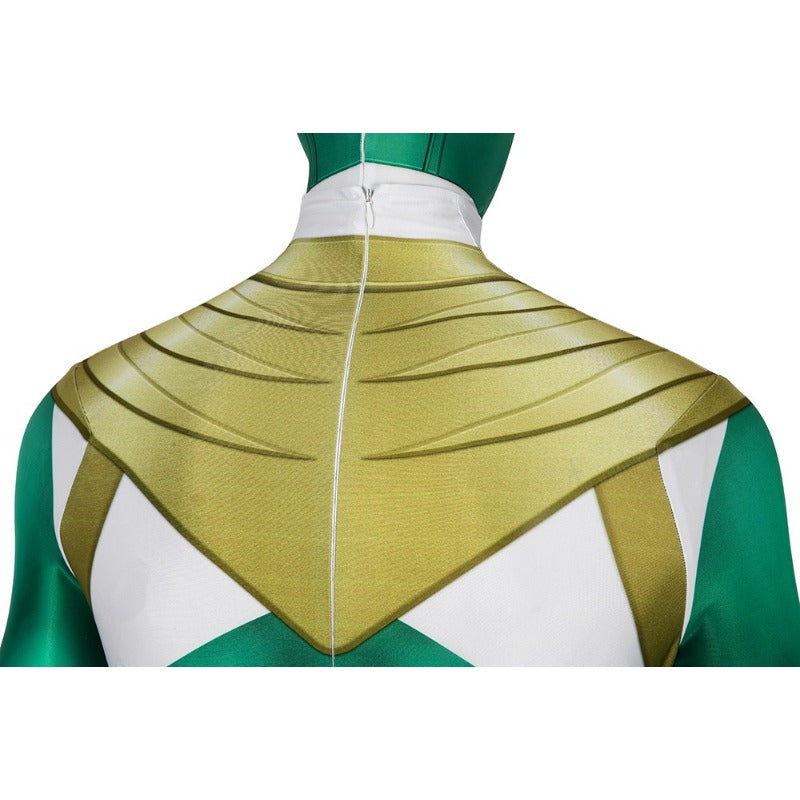 Green Ranger Cosplay Suit Power Rangers Green HQ Printed Spandex Costume