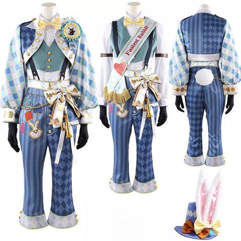 Disney Twisted-Wonderland Cheshire Cat Casual Cosplay Costume