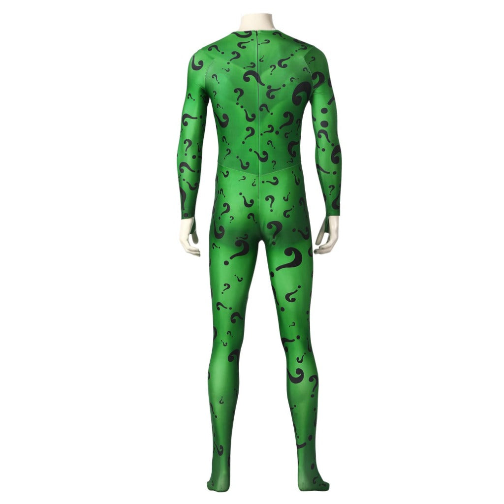 Batman Forever Riddler Costume for Men, Green Suit