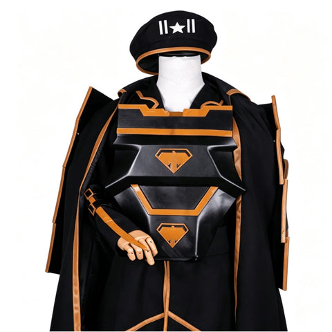 Library Of Ruina R Corp. Tau Team Captain Crow Cosplay Costume