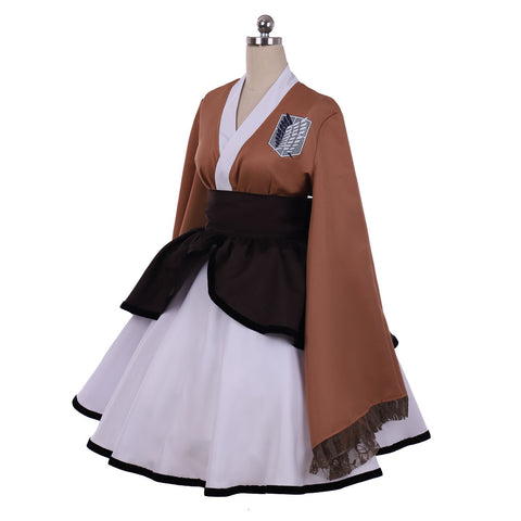 Anime Attack on Titan Mikasa Ackerman Cosplay Costume