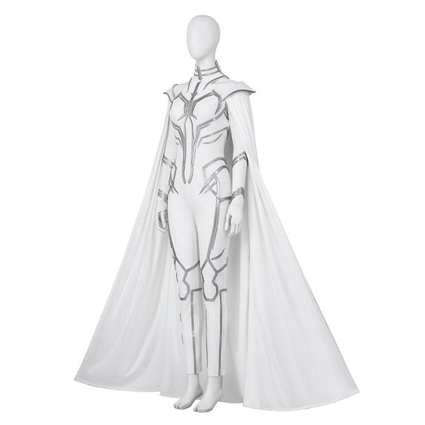 What if...? Hela White Suit Cosplay Costume