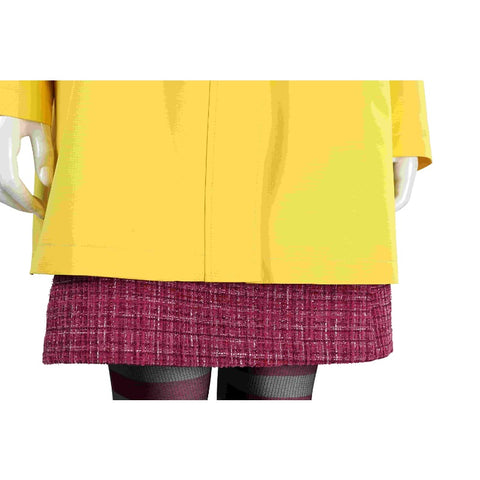 Little Nightmares 2 Mono Six Cosplay Costume Yellow Jacket Halloween Party Outfit