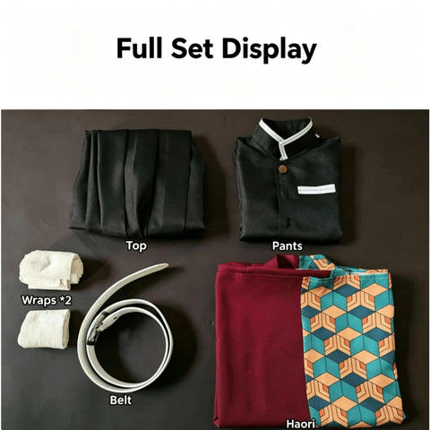 Demon Slayer Tomioka Giyuu Kids Cosplay Costume