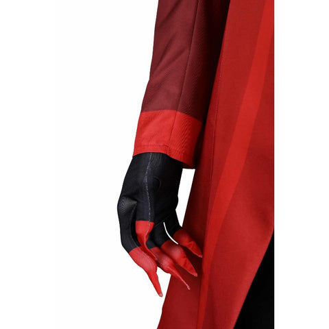 Red Tuxedo with Black Pants Men's Anime Costume for Halloween Party