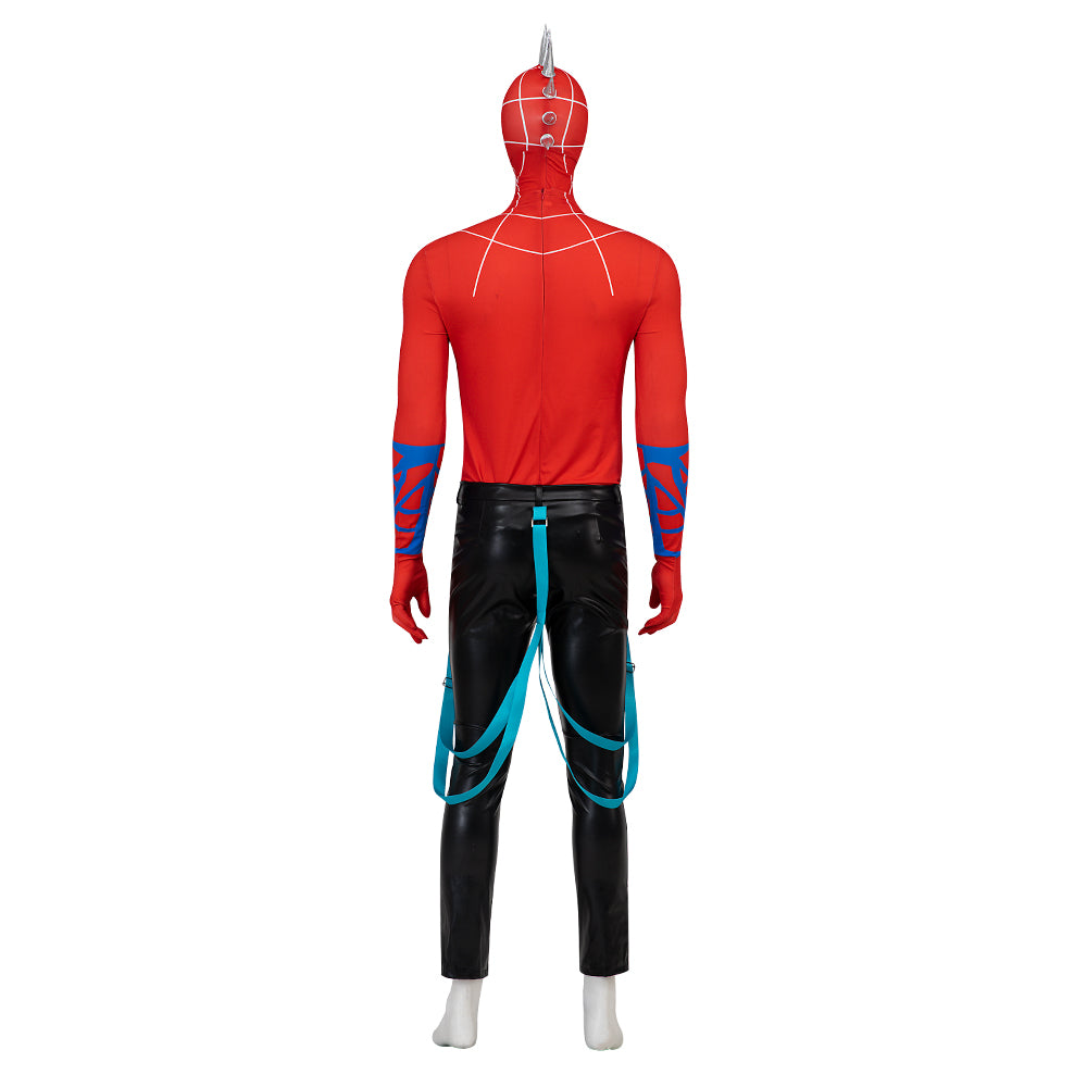 Spider-Punk Hobart Brown Costume Set | Spider-Man Across the Spider-Verse Cosplay