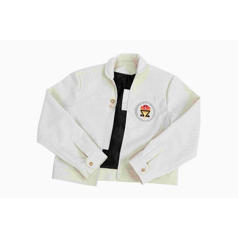 Star Wars: Skeleton Crew White Jacket Daily Costume for Halloween Cosplay