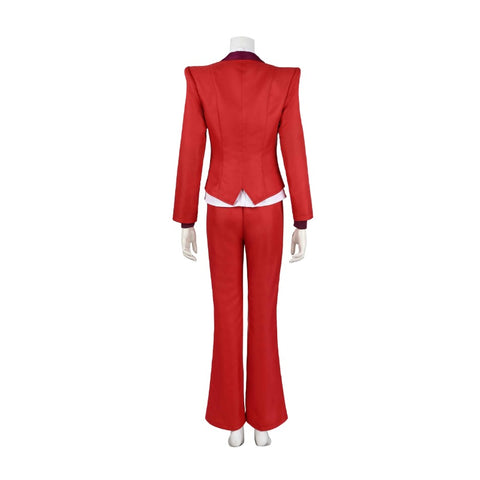 Hazbin Hotel Charlie Morningstar Cosplay Costume Red Suit for Halloween